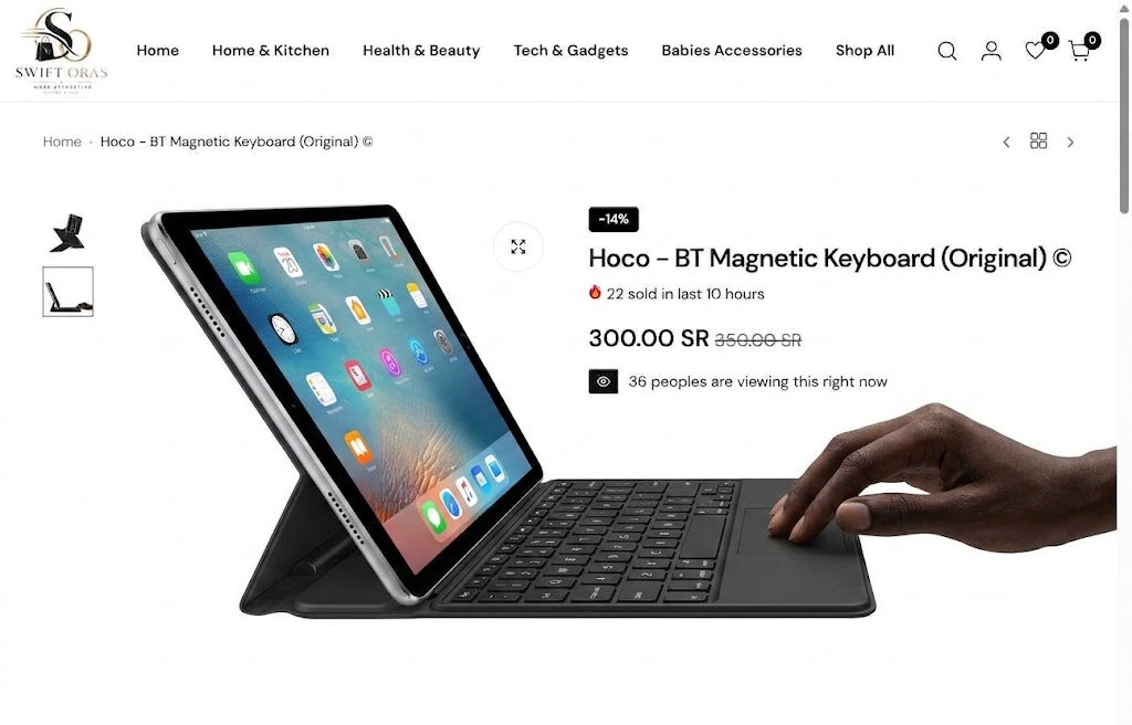 Hoco - BT Magnetic Keyboard (Original) ©